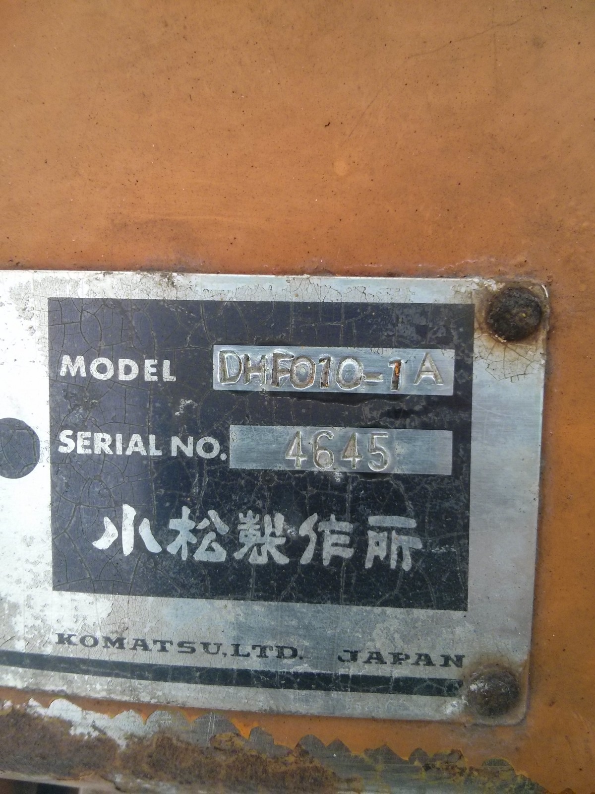 KOMATSUD10S / AutoFuji